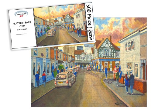 Fratton Park Stadium 'Going to the Match' Fine Art - Portsmouth FC Fratton Park Stadium 'Going to the Match' Fine Art - Portsmouth FC